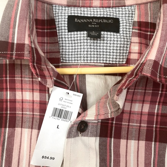 Men’s Banana Republic Flannel Shirt - Picture 2 of 2